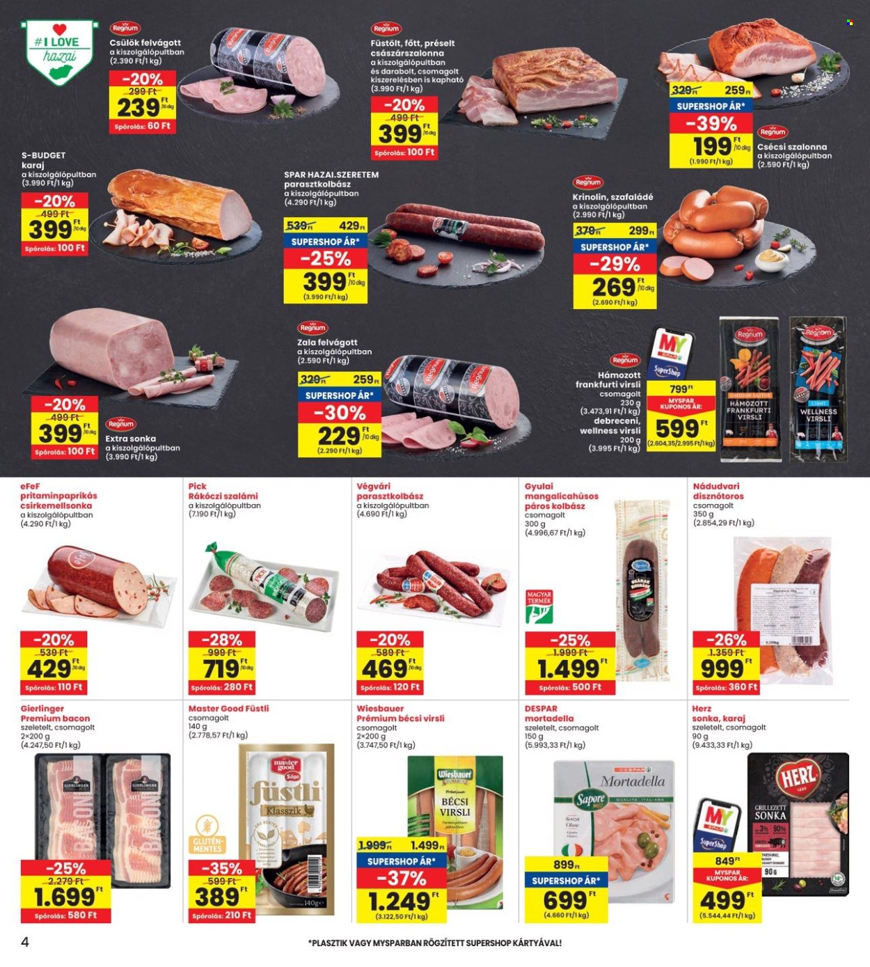 INTERSPAR akciós újságok - 2024.11.14 - 2024.11.20. Oldal 4