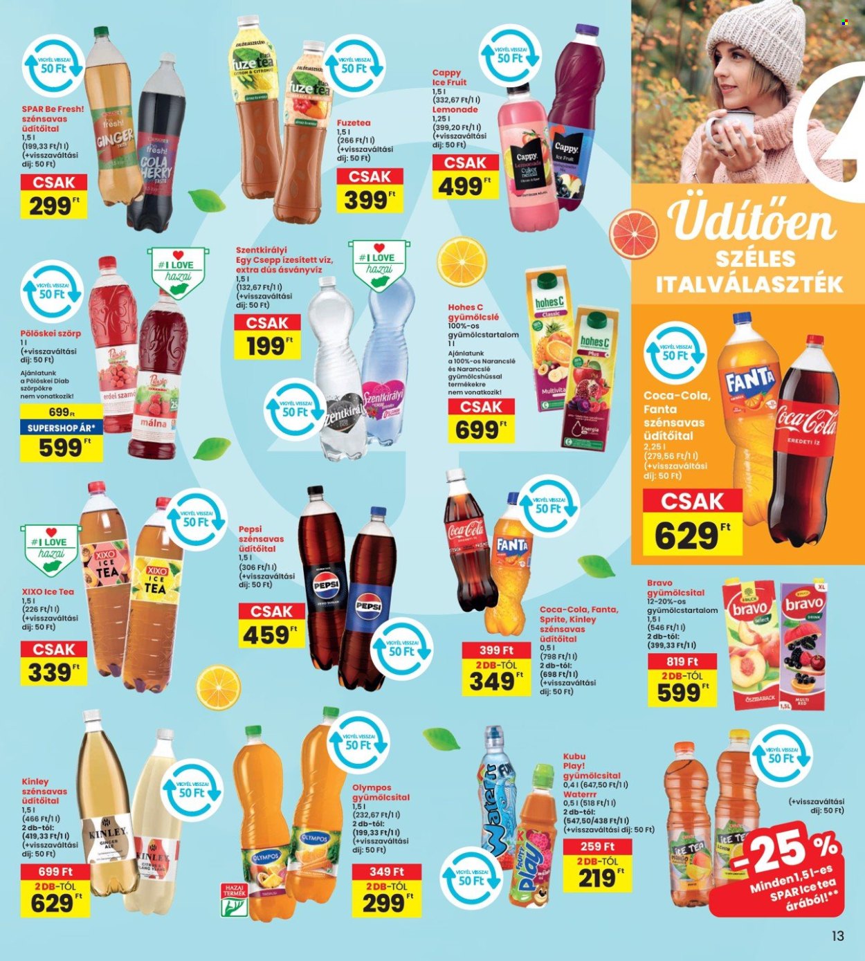 INTERSPAR akciós újságok - 2024.11.14 - 2024.11.20. Oldal 13