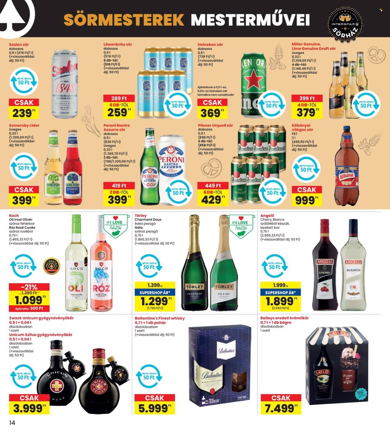 INTERSPAR akciós újságok - 2024.11.14 - 2024.11.20. Oldal 14