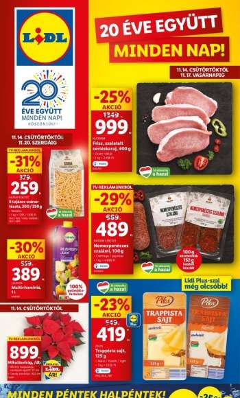 Újság Lidl - 2024.11.14 - 2024.11.20.