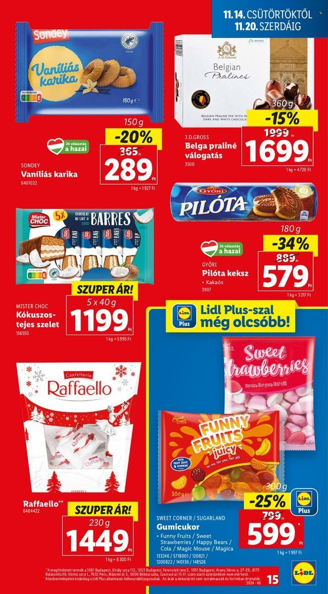 Lidl akciós újságok - 2024.11.14 - 2024.11.20. Oldal 15