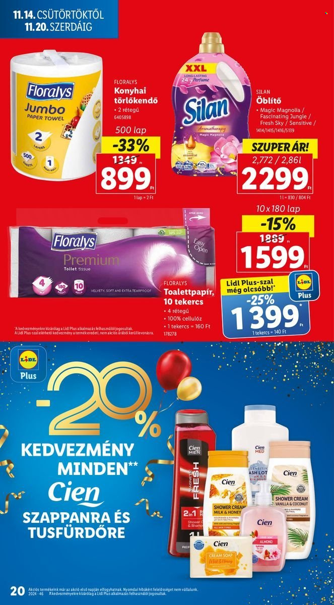 Lidl akciós újságok - 2024.11.14 - 2024.11.20. Oldal 20