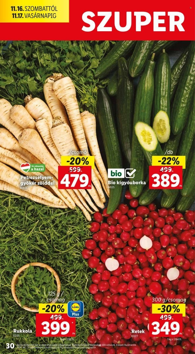 Lidl akciós újságok - 2024.11.14 - 2024.11.20. Oldal 30