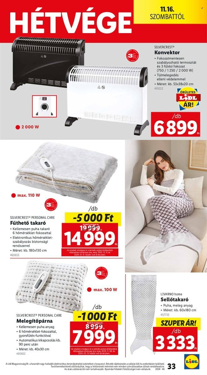 Lidl akciós újságok - 2024.11.14 - 2024.11.20. Oldal 33