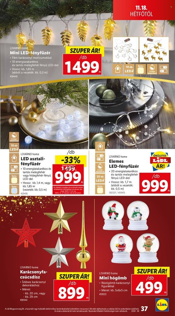 Lidl akciós újságok - 2024.11.14 - 2024.11.20. Oldal 37
