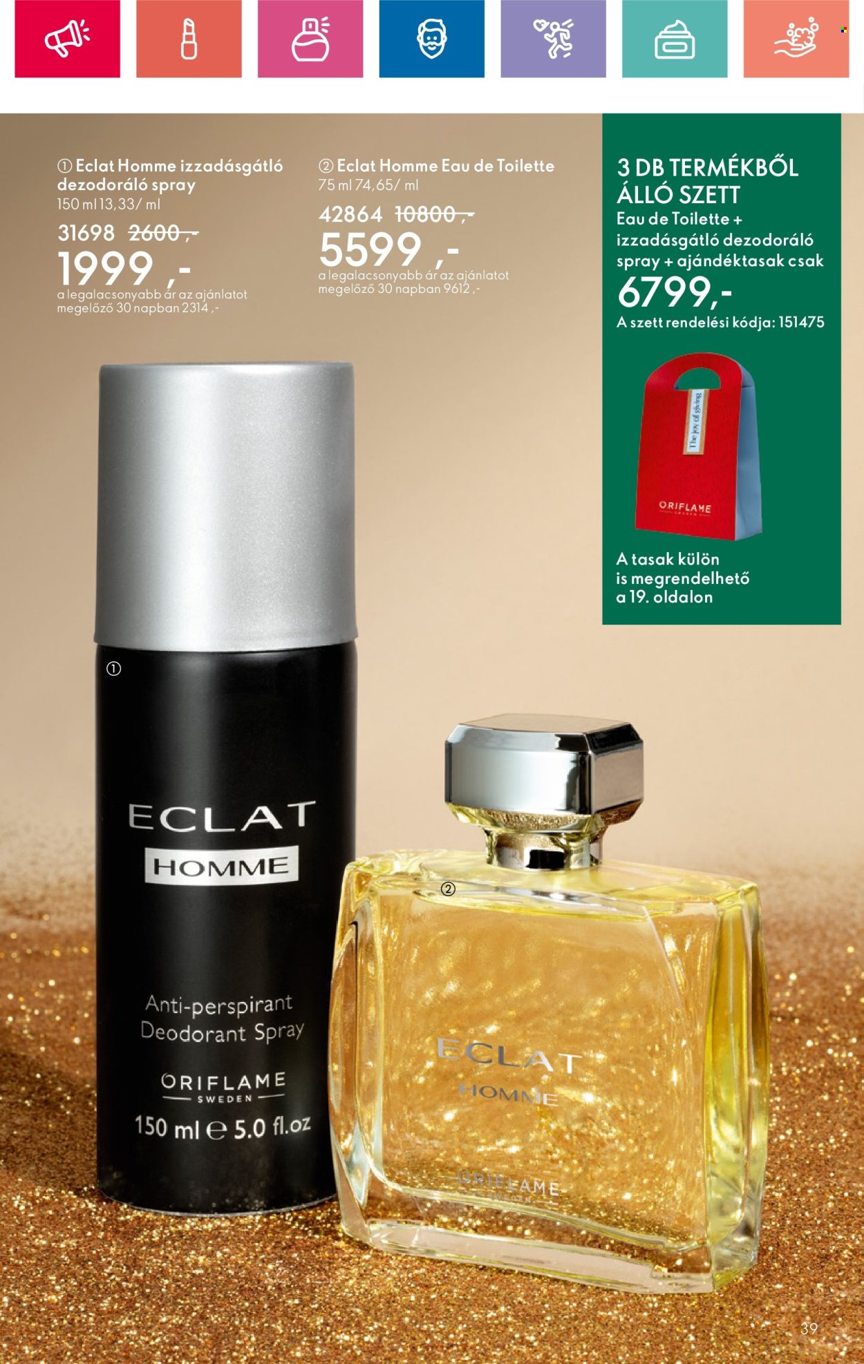 Oriflame akciós újságok - 2024.11.10 - 2024.11.30. Oldal 39