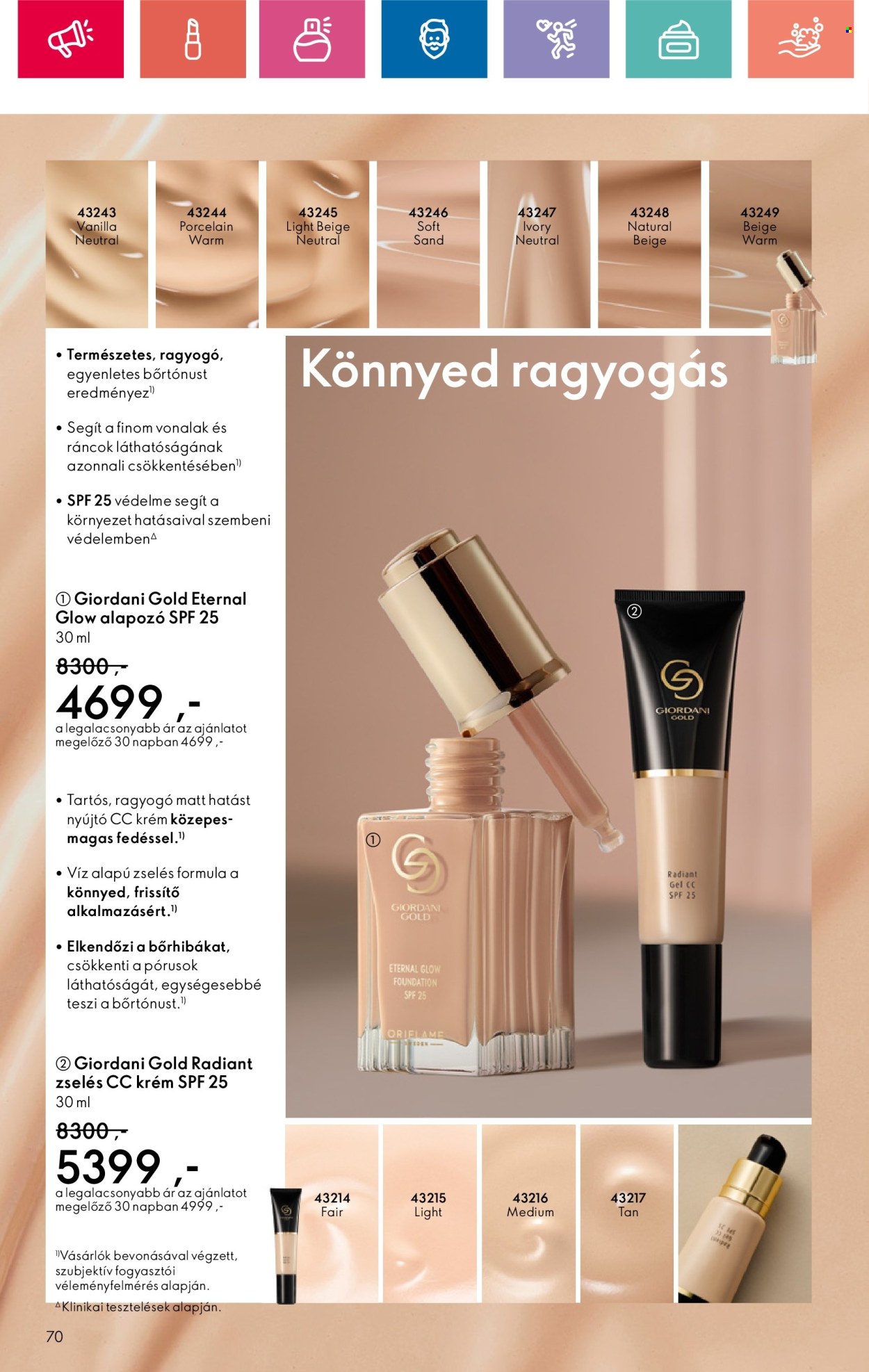 Oriflame akciós újságok - 2024.11.10 - 2024.11.30. Oldal 70
