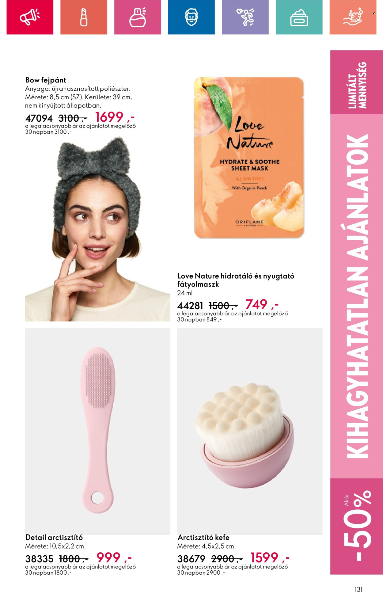 Oriflame akciós újságok - 2024.11.10 - 2024.11.30. Oldal 131