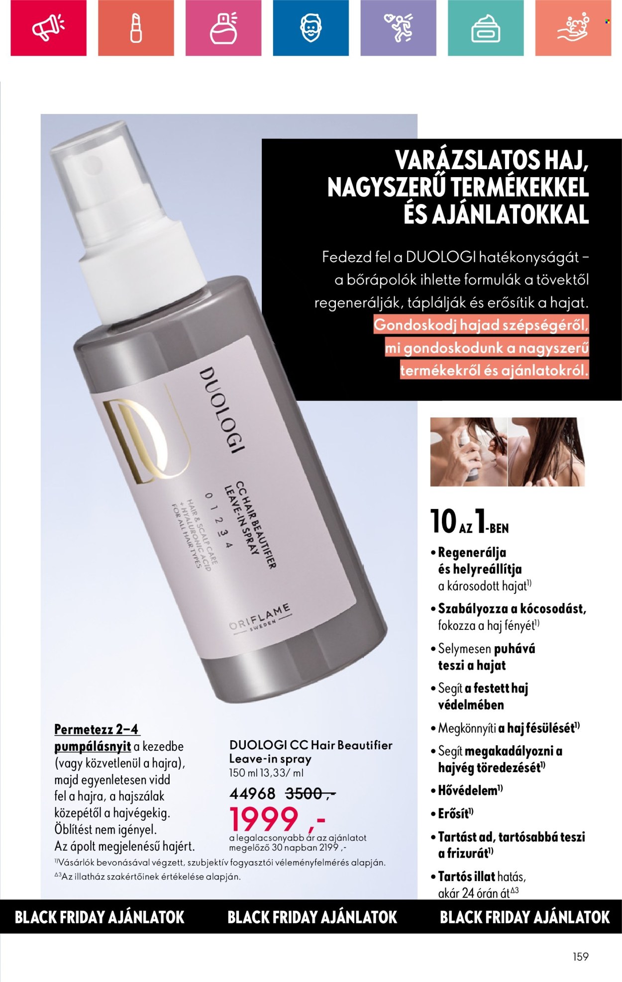 Oriflame akciós újságok - 2024.11.10 - 2024.11.30. Oldal 159