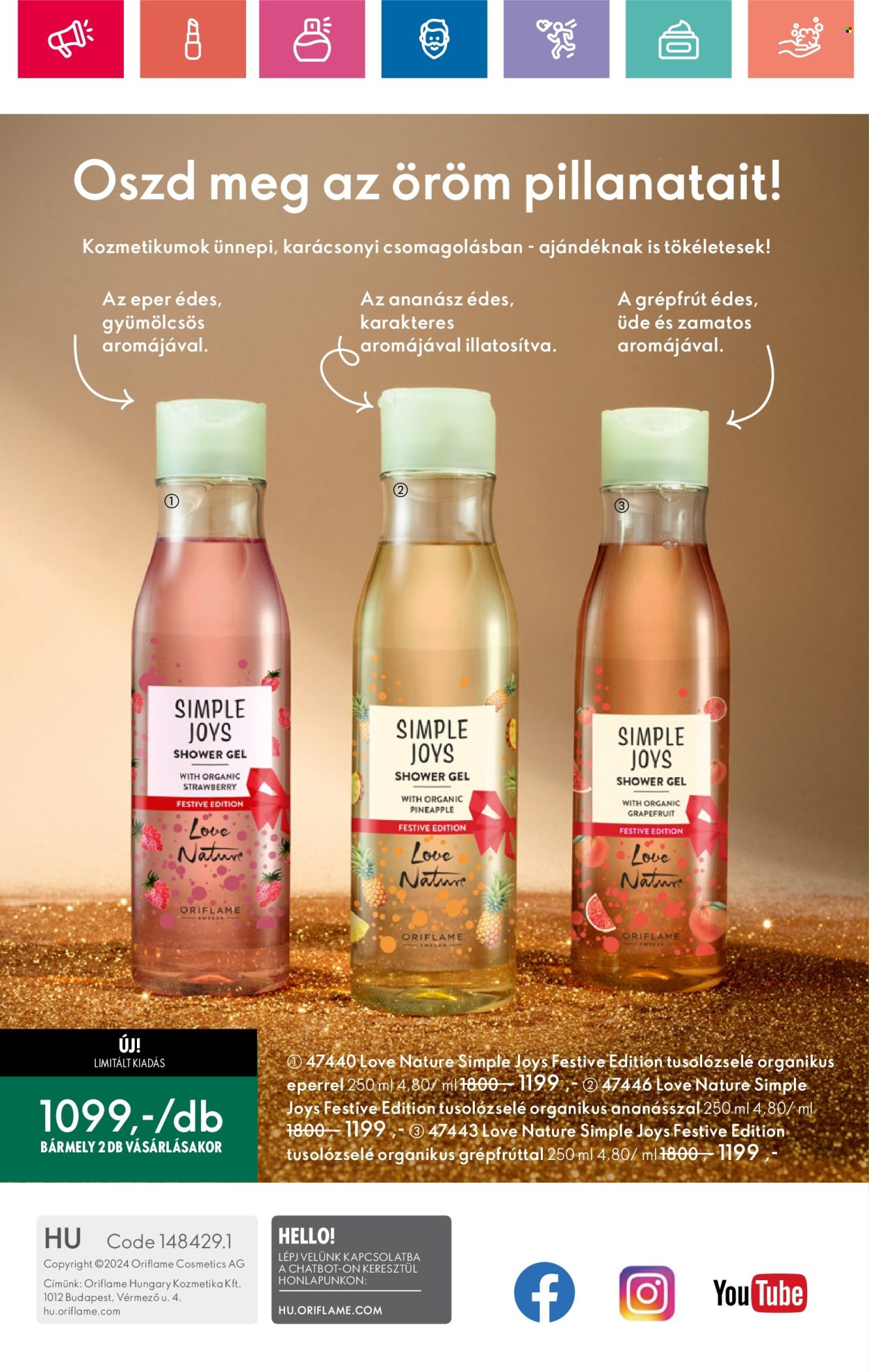 Oriflame akciós újságok - 2024.11.10 - 2024.11.30. Oldal 180