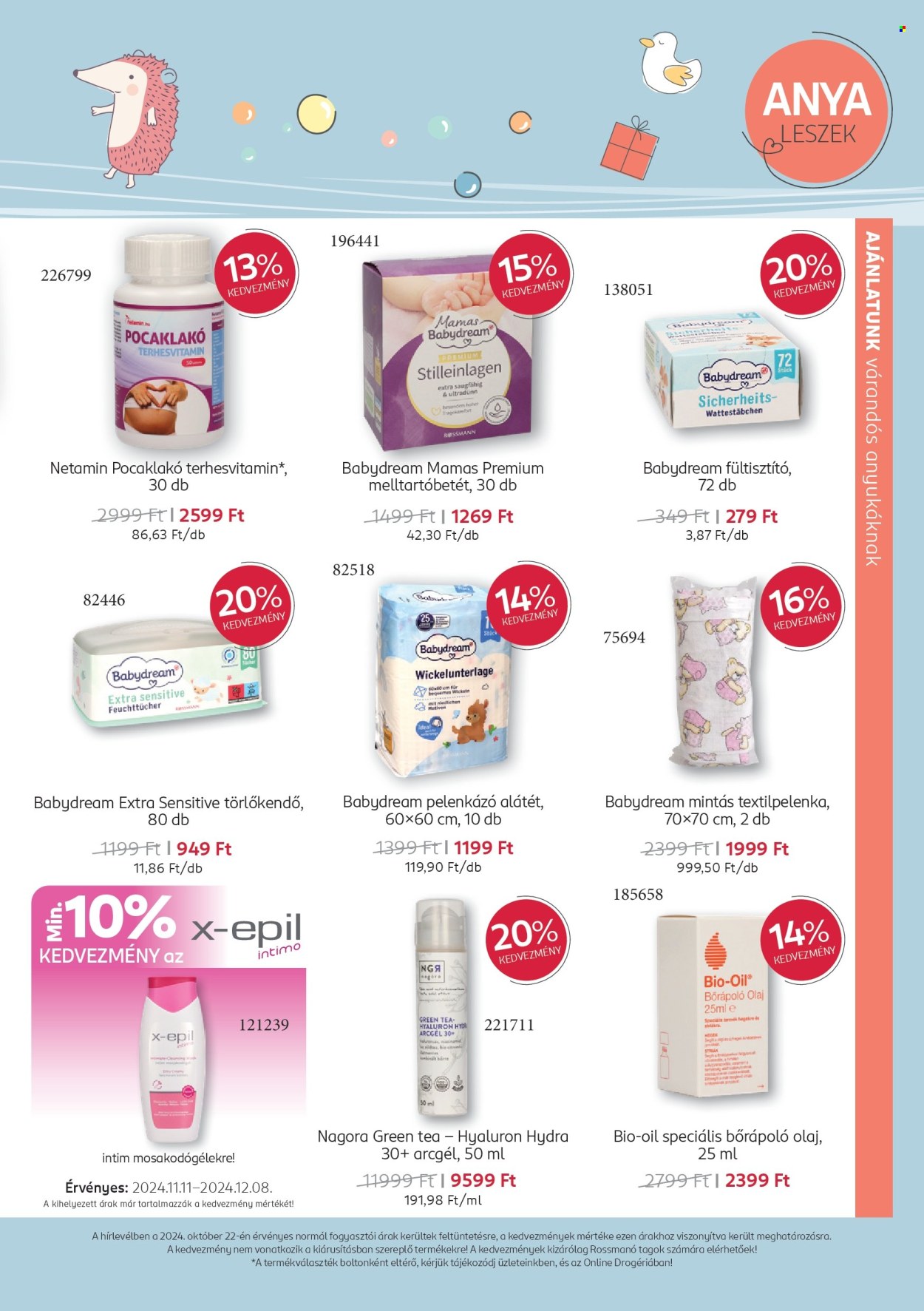 Rossmann akciós újságok - 2024.11.11 - 2024.12.08. Oldal 3