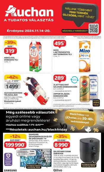 Újság Auchan - 2024.11.14 - 2024.11.20.