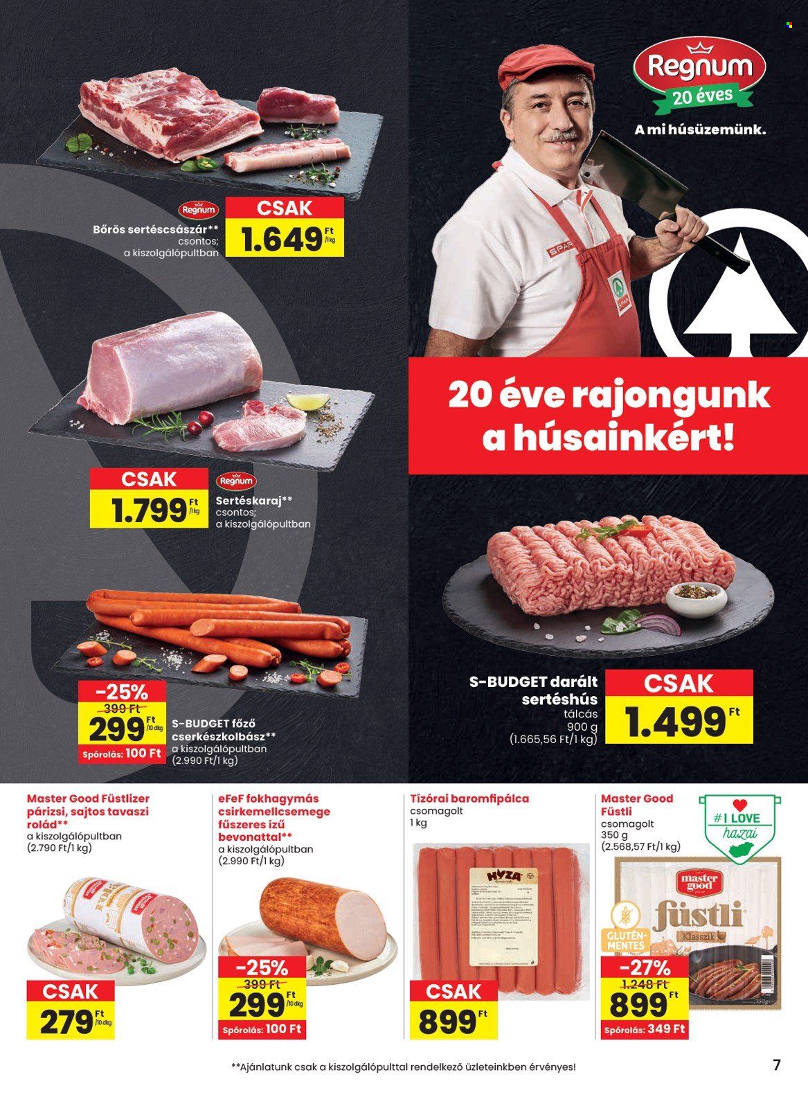 SPAR akciós újságok - 2024.11.21 - 2024.11.27. Oldal 7