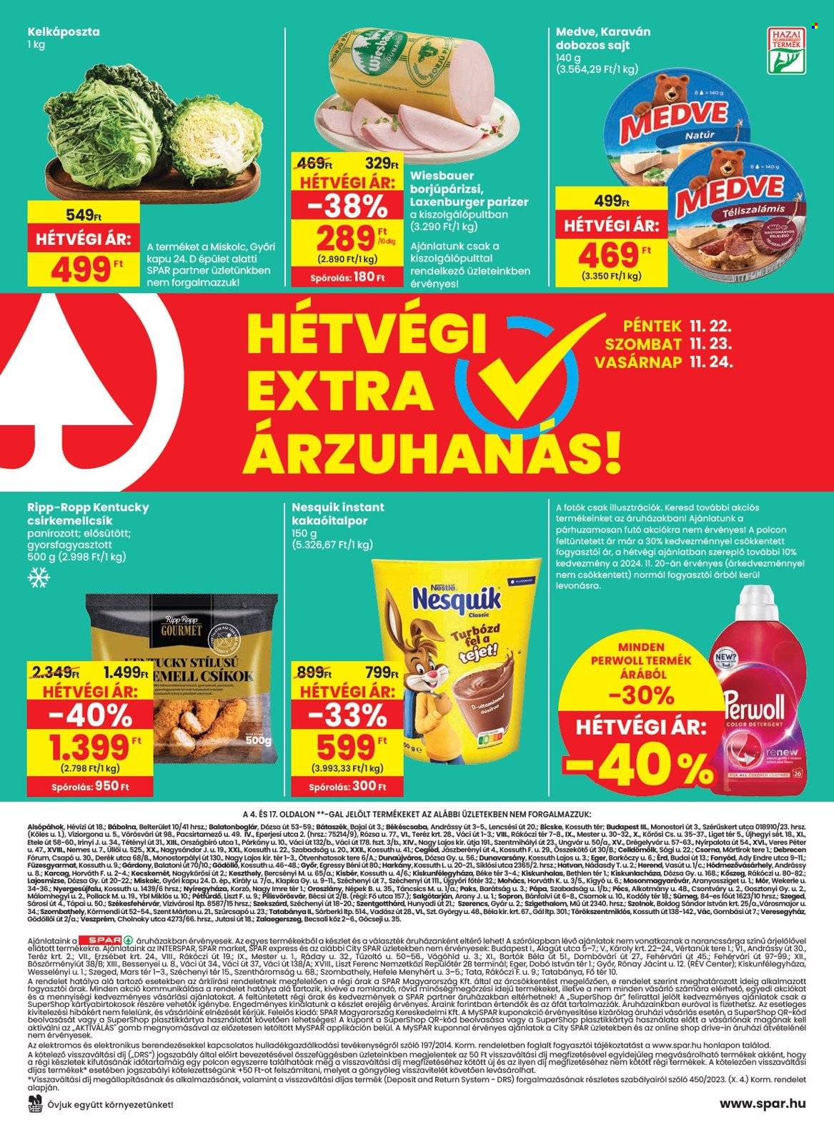 SPAR akciós újságok - 2024.11.21 - 2024.11.27. Oldal 20