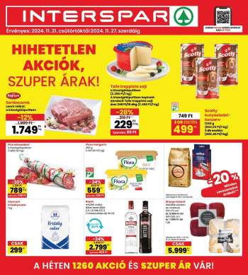 Újság INTERSPAR - 2024.11.21 - 2024.11.27.