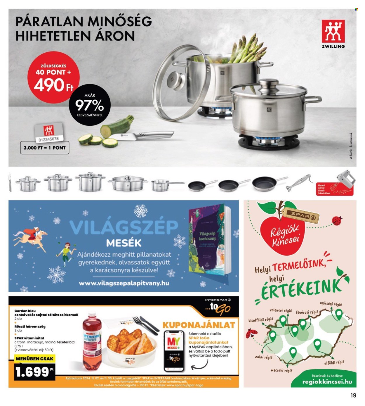 INTERSPAR akciós újságok - 2024.11.21 - 2024.11.27. Oldal 19
