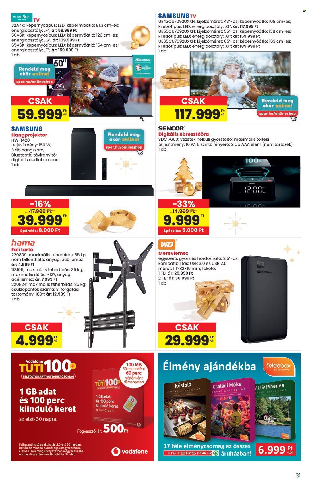 INTERSPAR akciós újságok - 2024.11.20 - 2024.12.27. Oldal 31