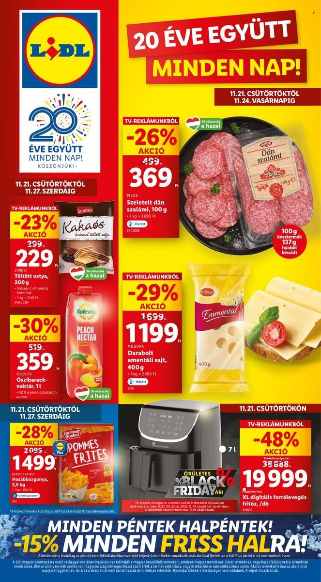 Lidl akciós újságok - 2024.11.21 - 2024.11.27. Oldal 1
