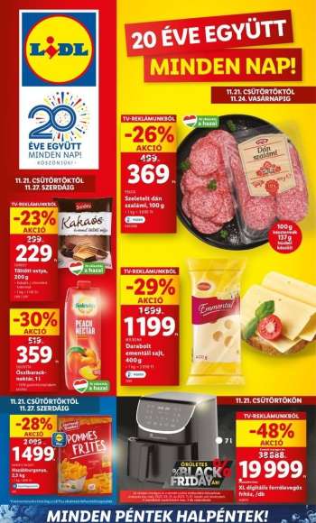 Újság Lidl - 2024.11.21 - 2024.11.27.