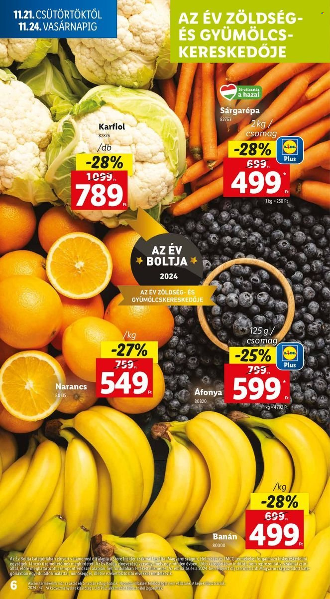 Lidl akciós újságok - 2024.11.21 - 2024.11.27. Oldal 6