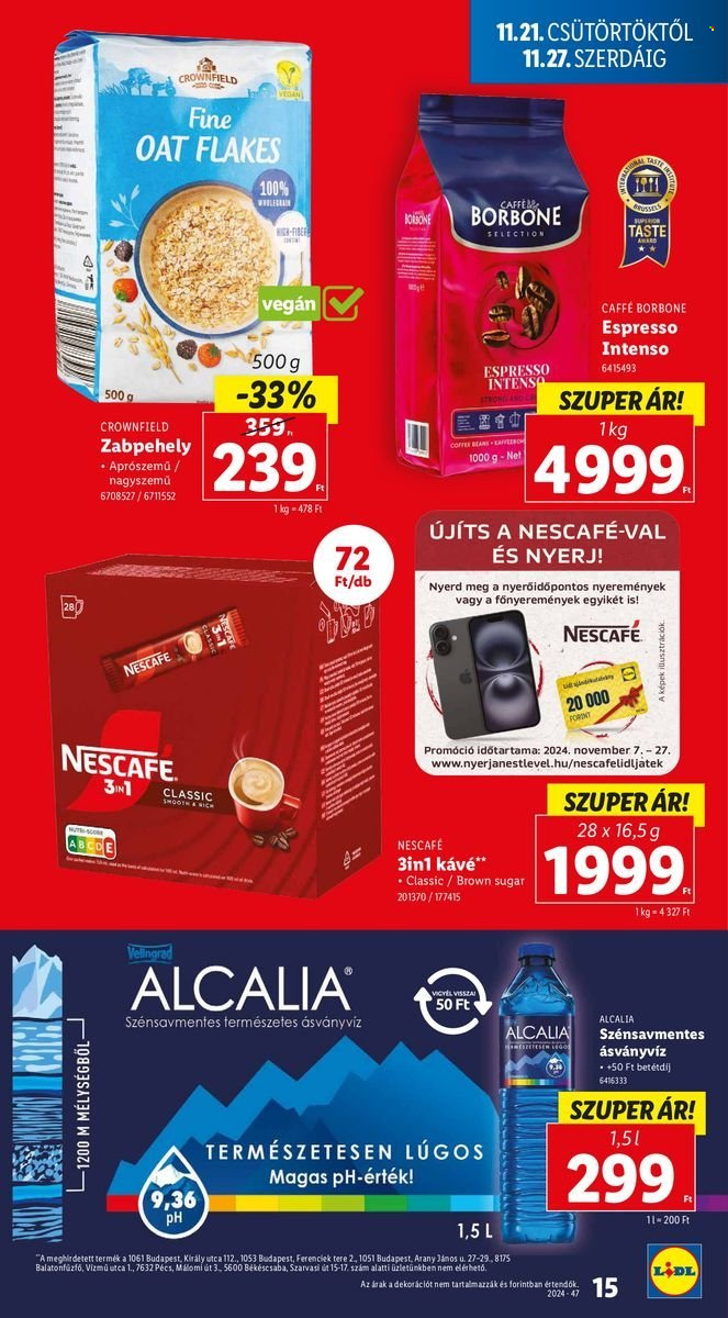 Lidl akciós újságok - 2024.11.21 - 2024.11.27. Oldal 15
