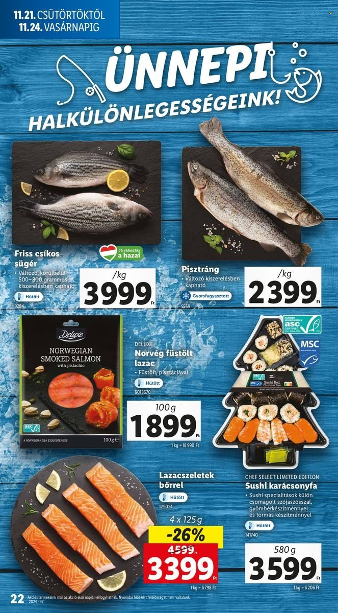 Lidl akciós újságok - 2024.11.21 - 2024.11.27. Oldal 22