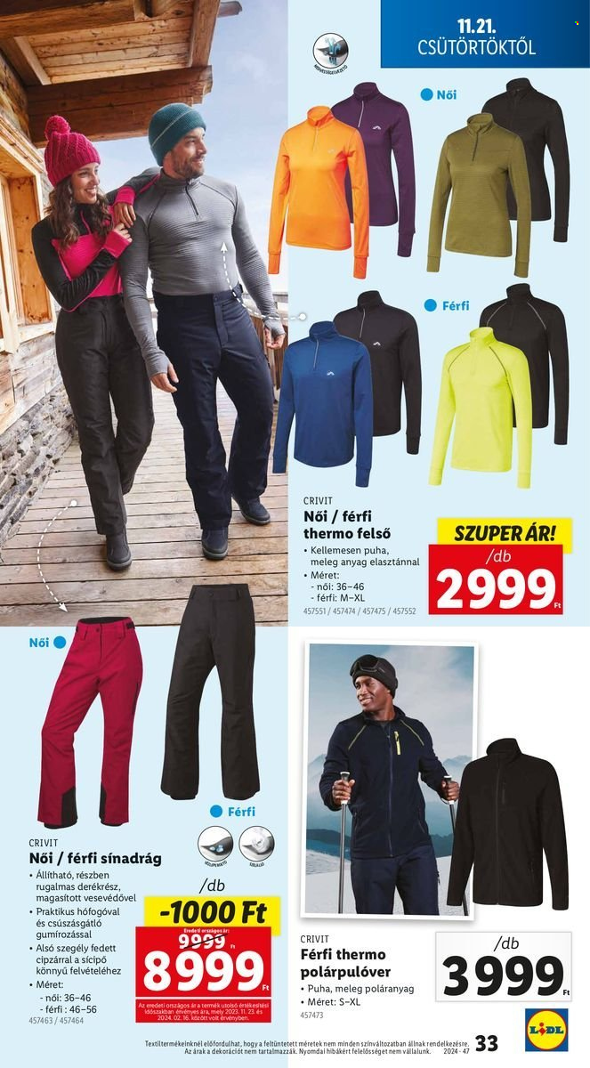 Lidl akciós újságok - 2024.11.21 - 2024.11.27. Oldal 33