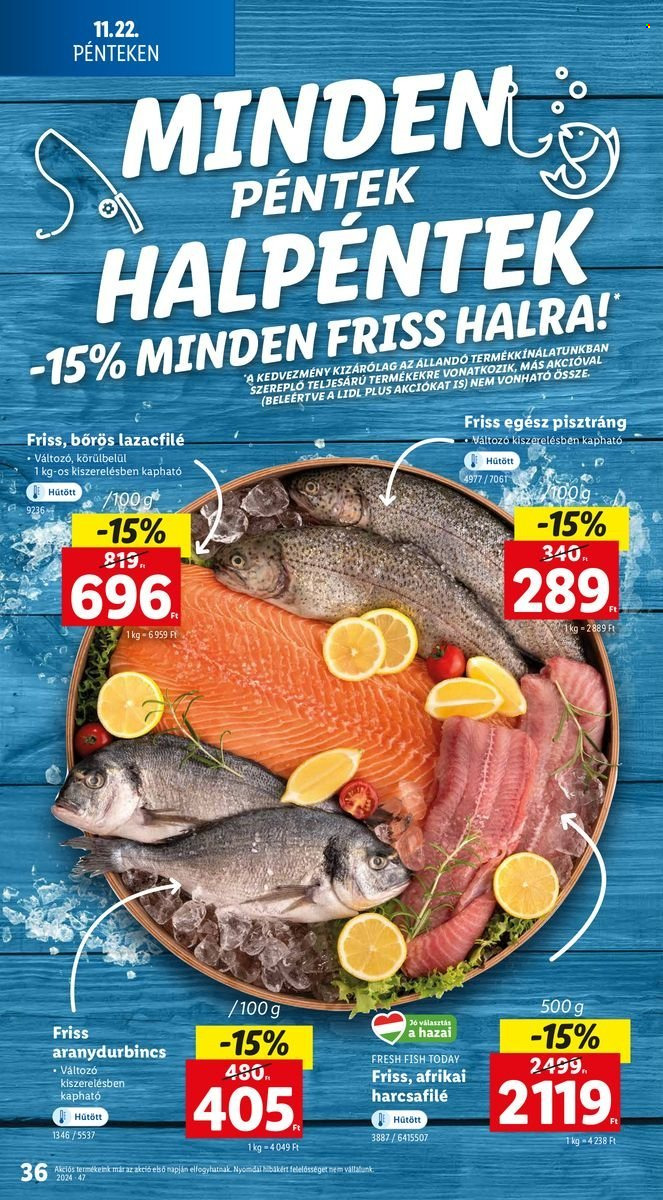 Lidl akciós újságok - 2024.11.21 - 2024.11.27. Oldal 36