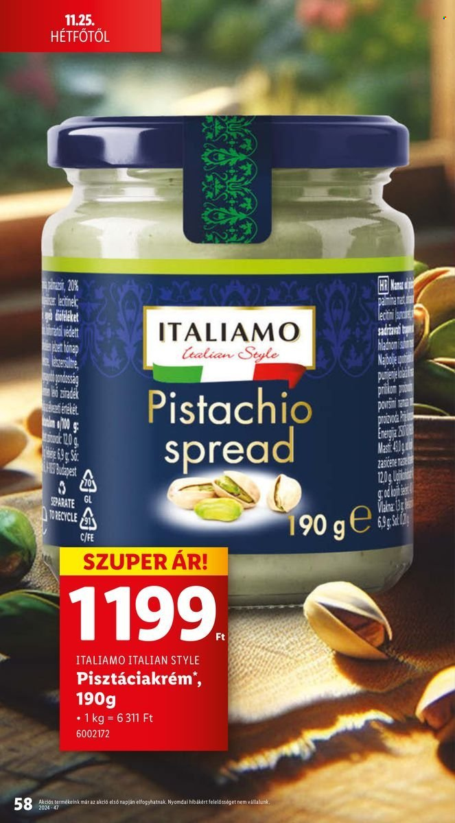 Lidl akciós újságok - 2024.11.21 - 2024.11.27. Oldal 58