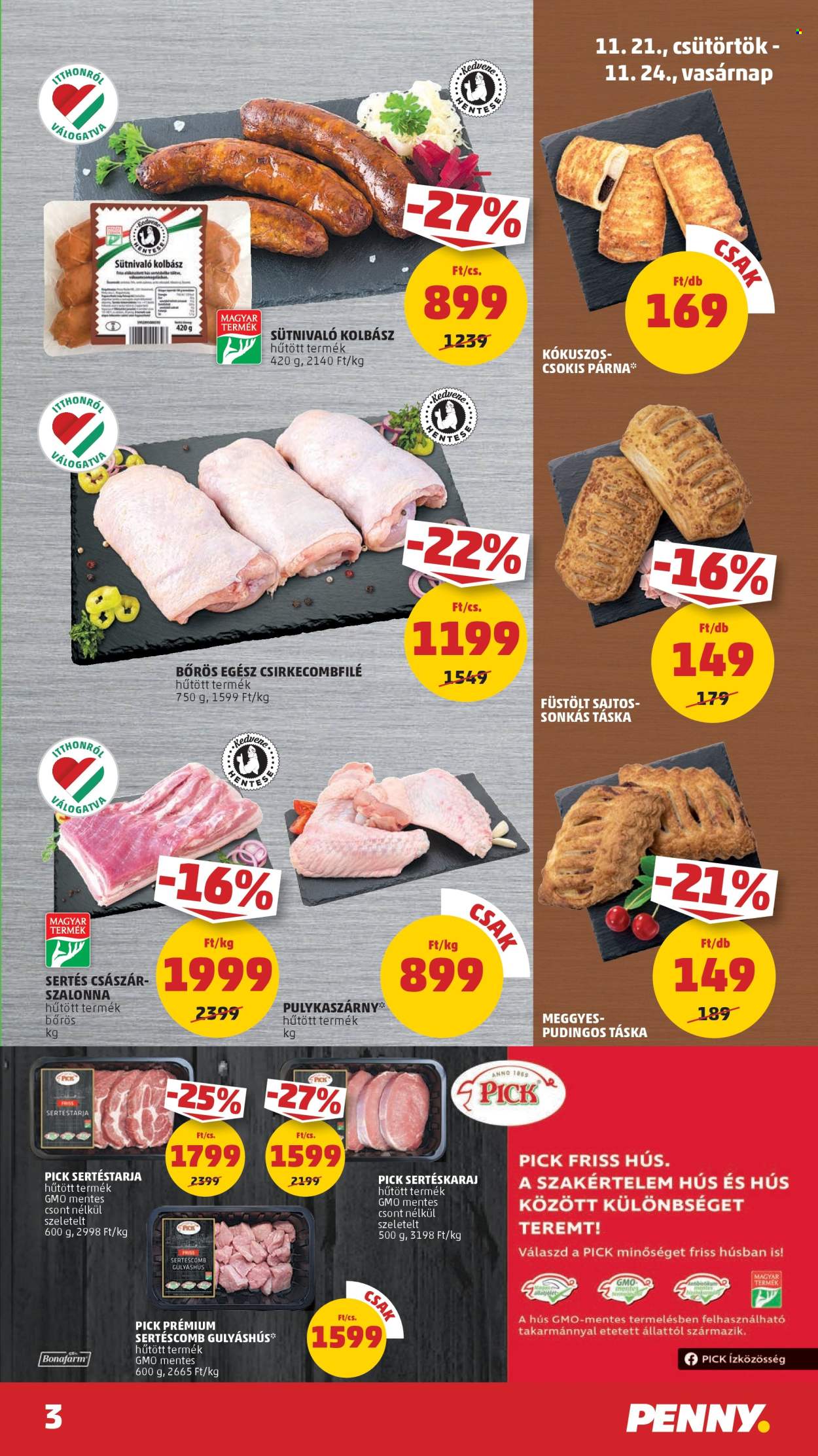 Penny Market akciós újságok - 2024.11.21 - 2024.11.27. Oldal 3
