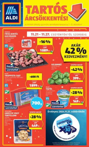 Újság Aldi - 2024.11.21 - 2024.11.27.