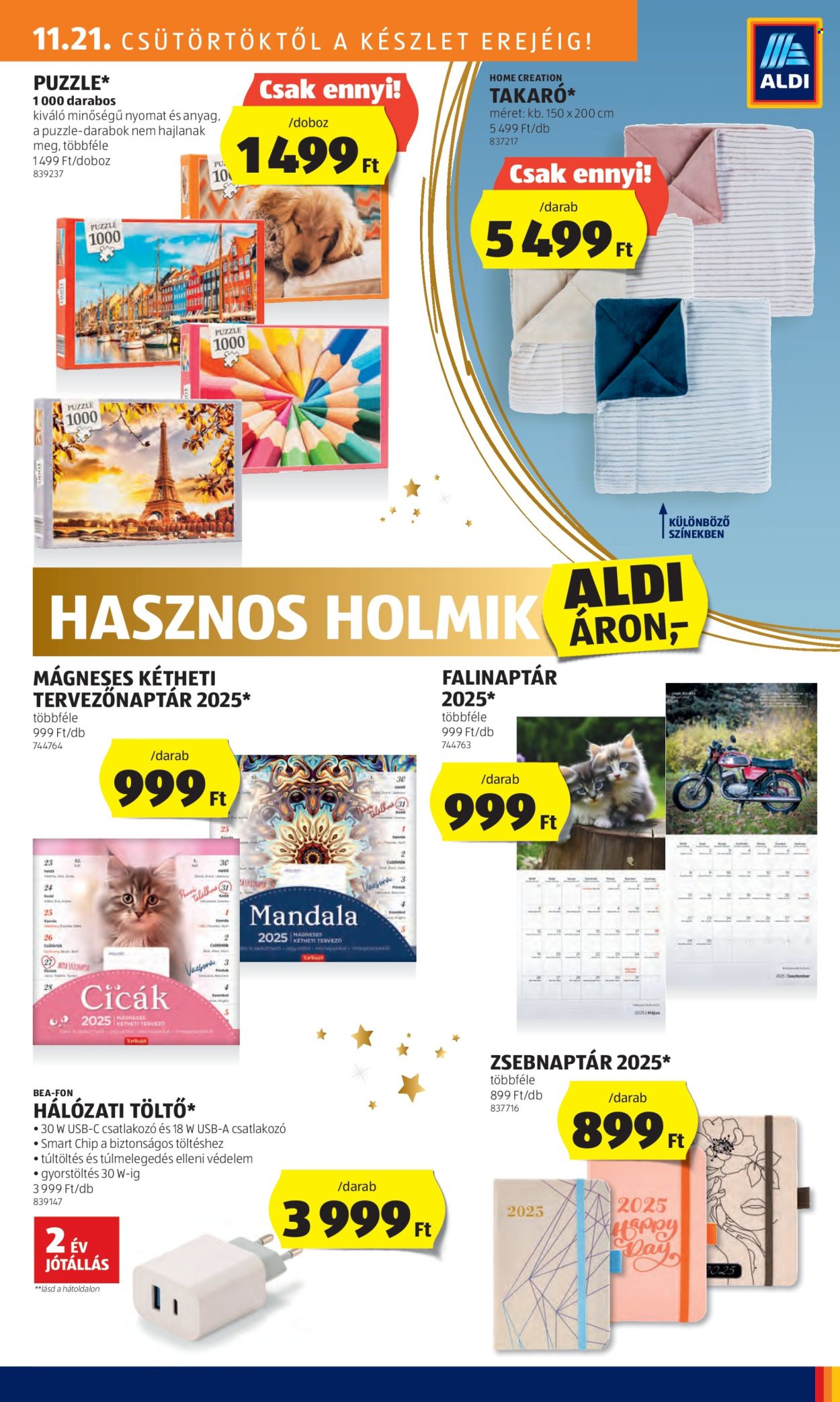 Aldi akciós újságok - 2024.11.21 - 2024.11.27. Oldal 39