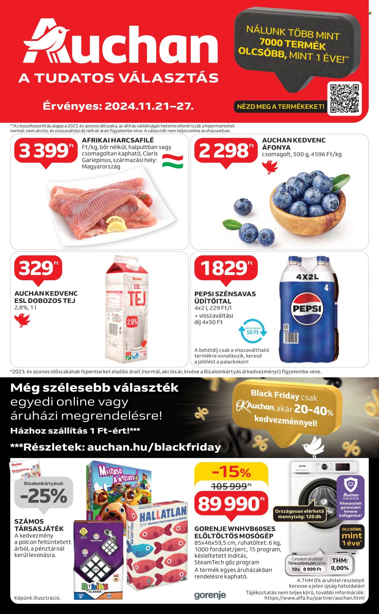 Auchan akciós újságok - 2024.11.21 - 2024.11.27. Oldal 1