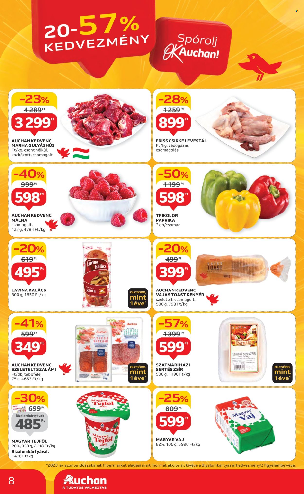 Auchan akciós újságok - 2024.11.21 - 2024.11.27. Oldal 8