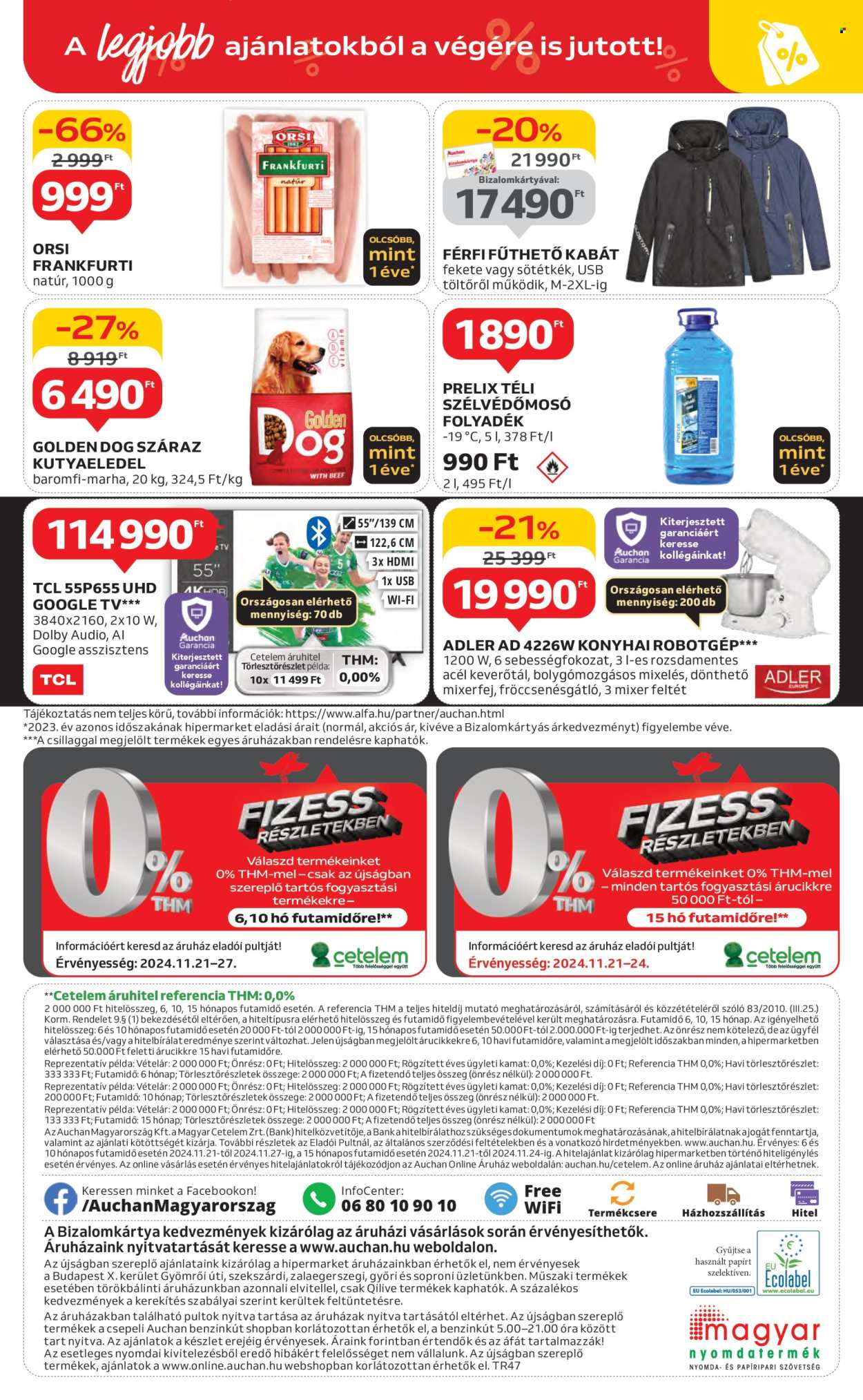 Auchan akciós újságok - 2024.11.21 - 2024.11.27. Oldal 56