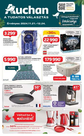 Újság Auchan - 2024.11.21 - 2024.12.24.