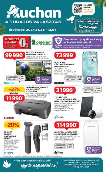 Újság Auchan - 2024.11.21 - 2024.12.04.