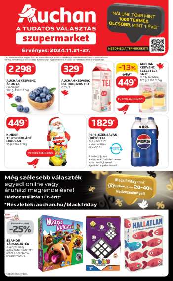 Újság Auchan - 2024.11.21 - 2024.11.27.