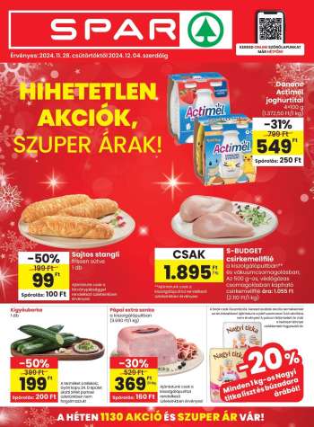 Újság SPAR - 2024.11.28 - 2024.12.04.
