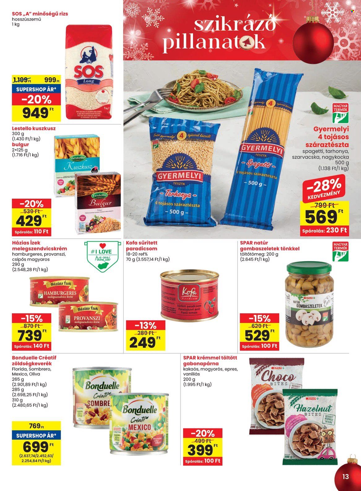SPAR akciós újságok - 2024.11.28 - 2024.12.04. Oldal 13