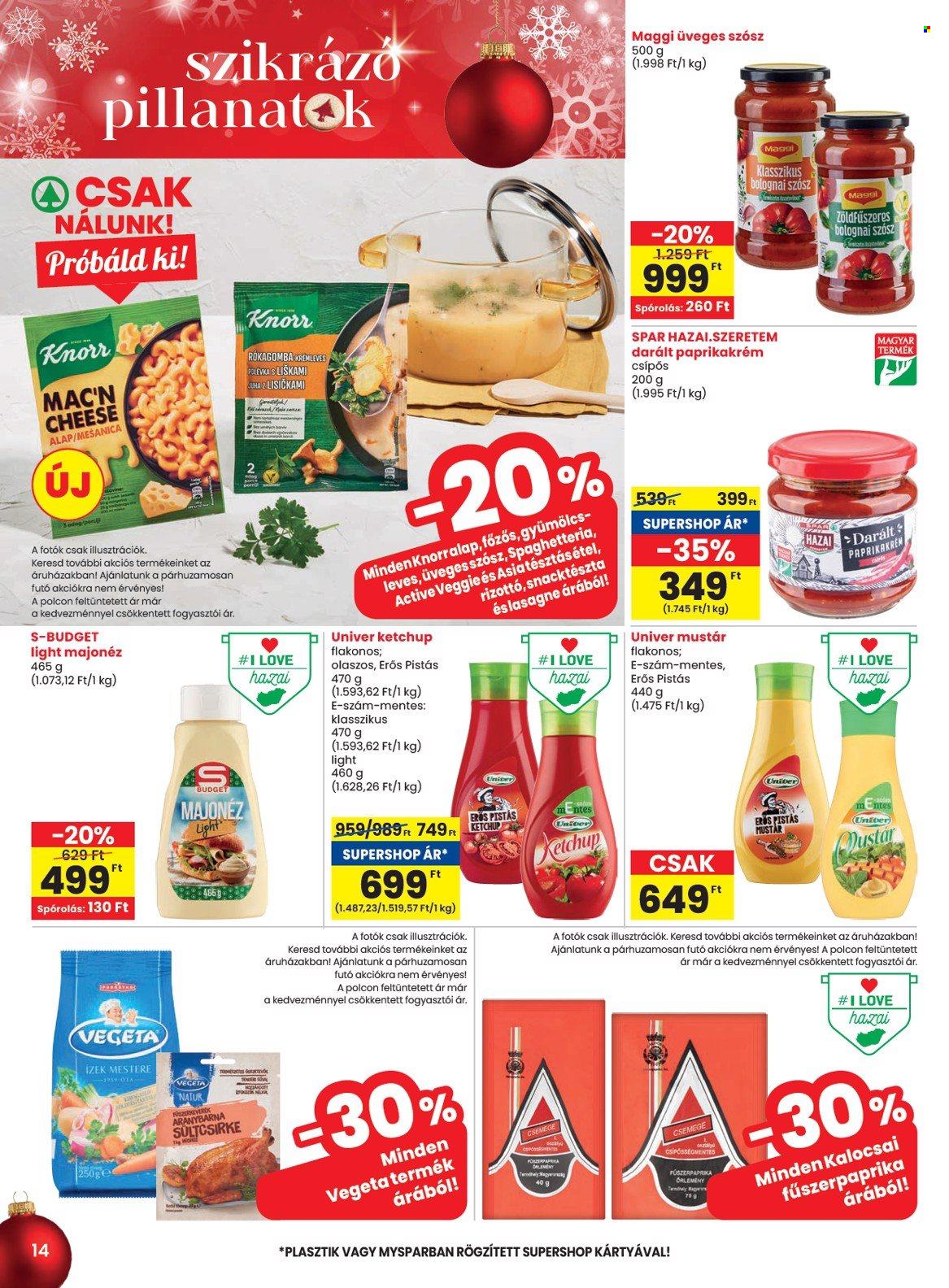 SPAR akciós újságok - 2024.11.28 - 2024.12.04. Oldal 14