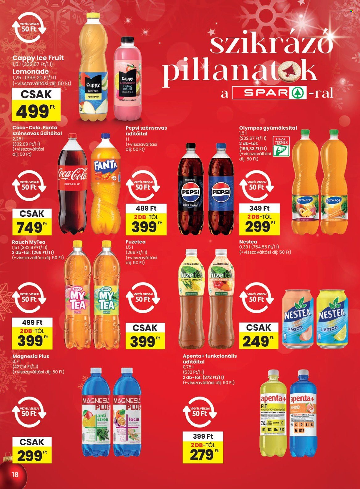 SPAR akciós újságok - 2024.11.28 - 2024.12.04. Oldal 18