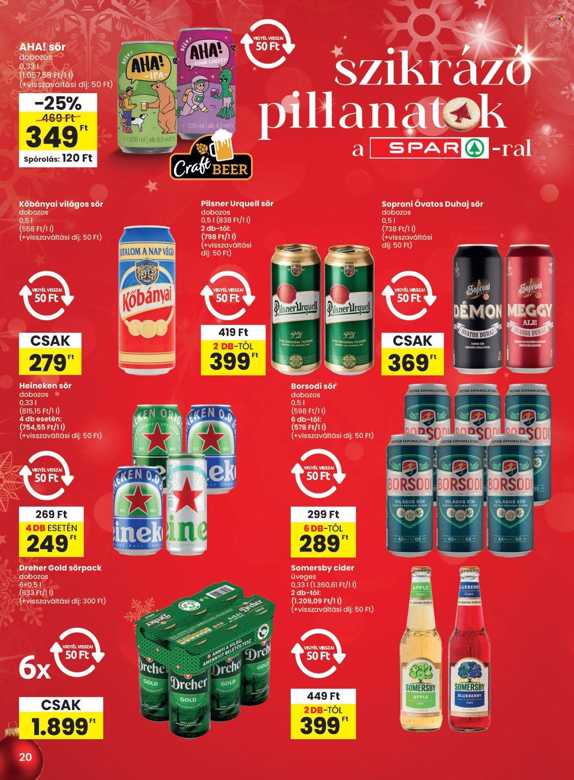 SPAR akciós újságok - 2024.11.28 - 2024.12.04. Oldal 20