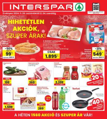 Újság INTERSPAR - 2024.11.28 - 2024.12.04.