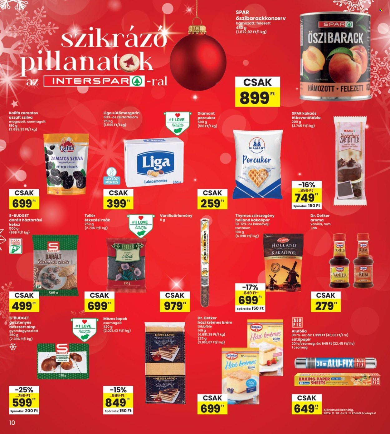 INTERSPAR akciós újságok - 2024.11.28 - 2024.12.04. Oldal 10