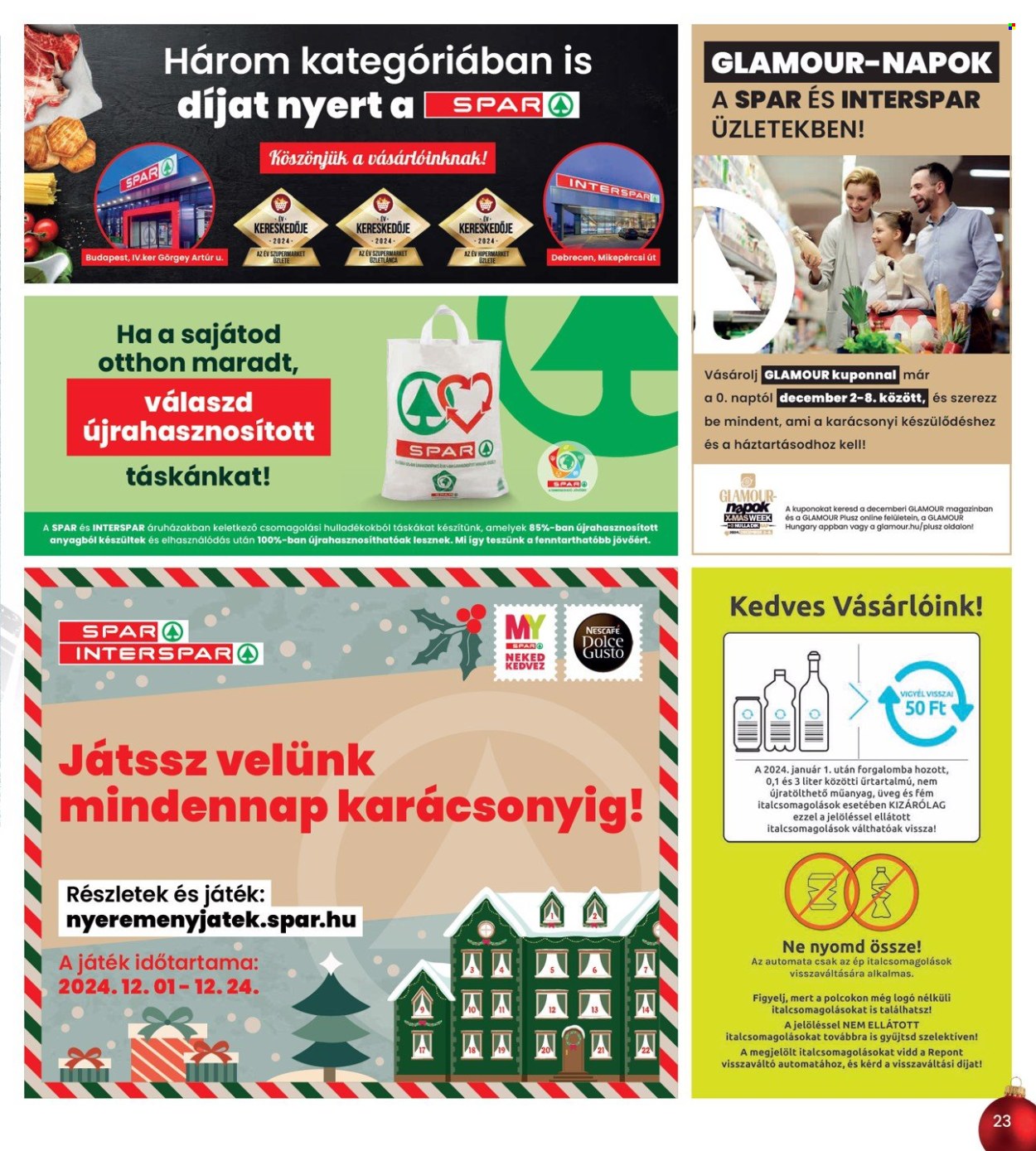 INTERSPAR akciós újságok - 2024.11.28 - 2024.12.04. Oldal 23