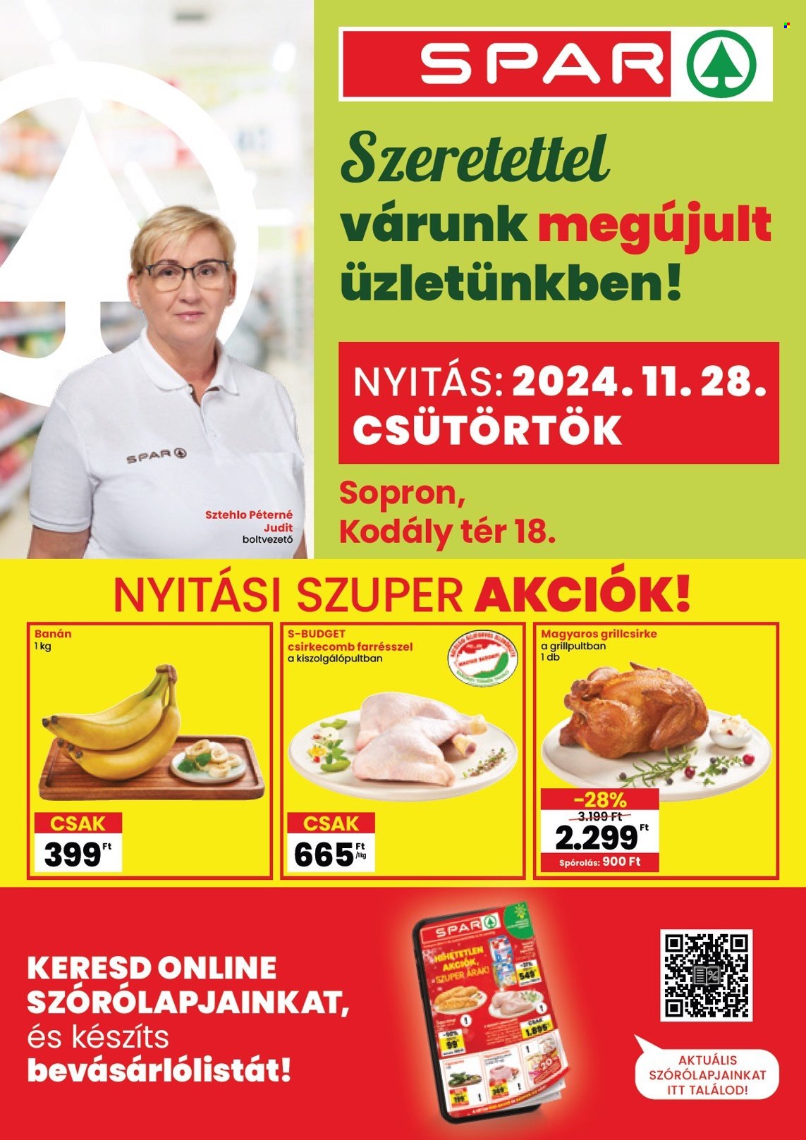 SPAR akciós újságok - 2024.11.28 - 2024.12.04. Oldal 1