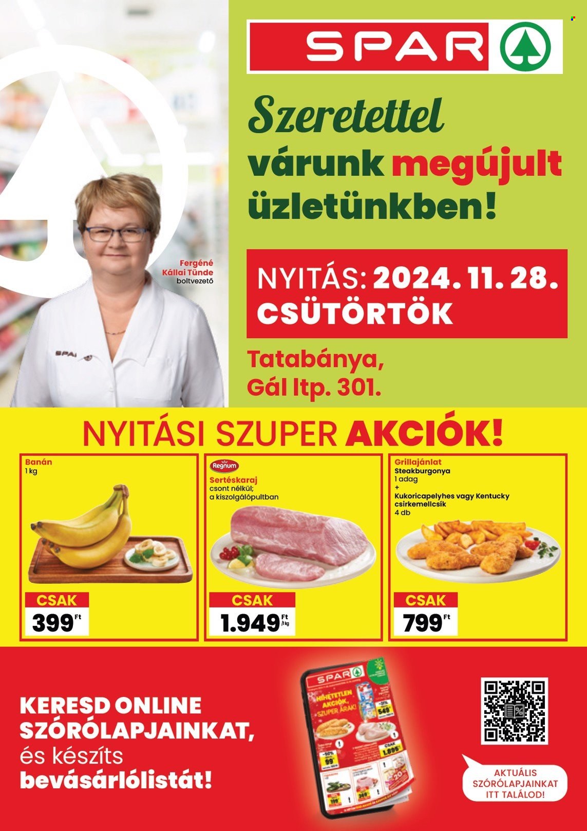 SPAR akciós újságok - 2024.11.28 - 2024.12.04. Oldal 1