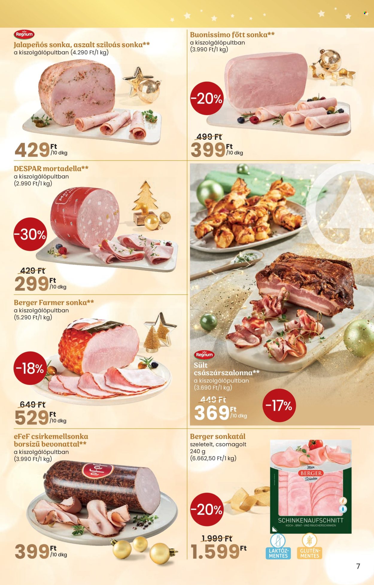 SPAR akciós újságok - 2024.11.27 - 2024.12.27. Oldal 7