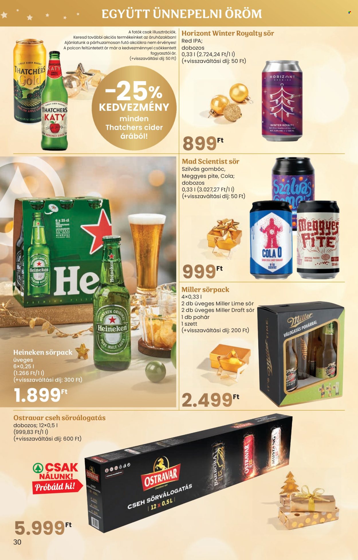 SPAR akciós újságok - 2024.11.27 - 2024.12.27. Oldal 30